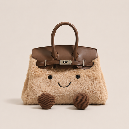 Bolso tote de peluche Flavia