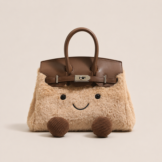 Bolso tote de peluche Flavia