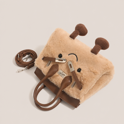 Bolso tote de peluche Flavia