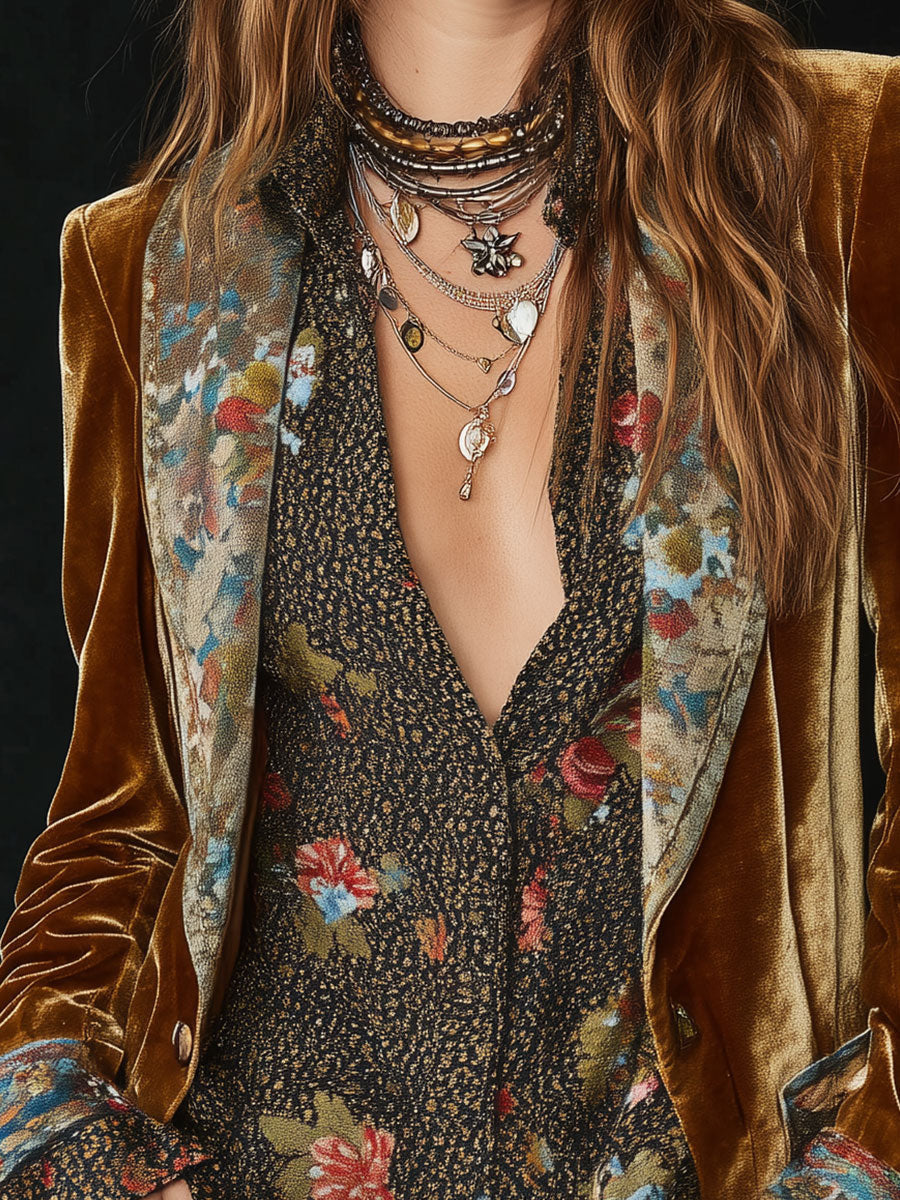 Blazer floral Marcelline