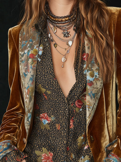 Blazer floral Marcelline