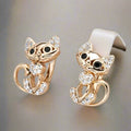 Pendientes elegantes de circonita
