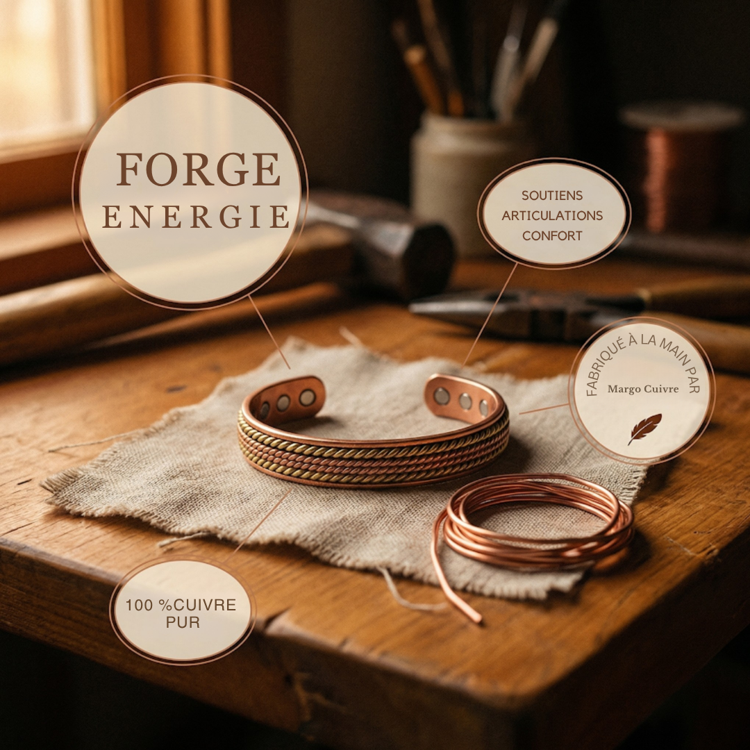 Pulsera de cobre Forge