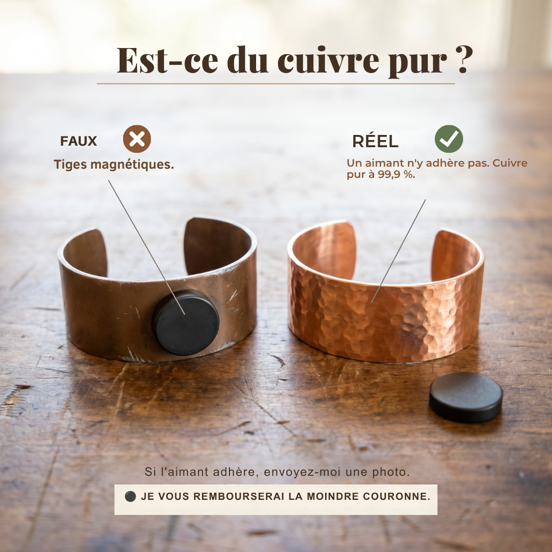Pulsera de cobre para hombre