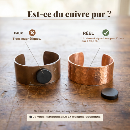 Anillo de cobre retorcido