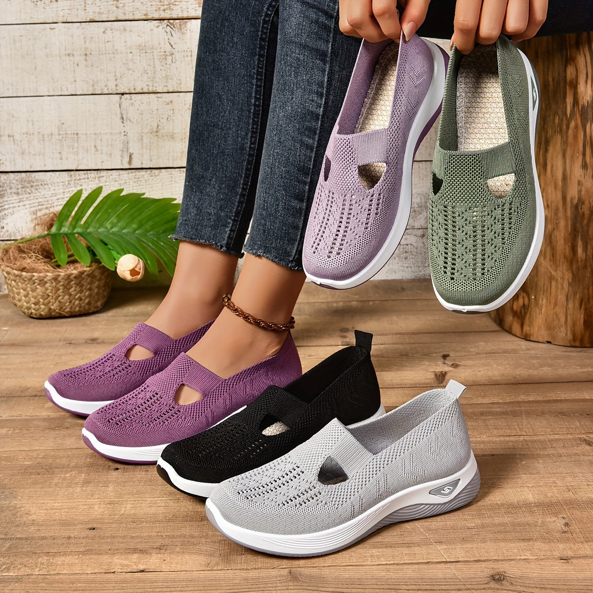 Zapatillas sin cordones Savannah