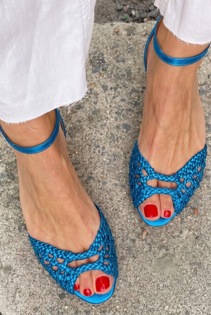 Sandalias planas trenzadas Isadora