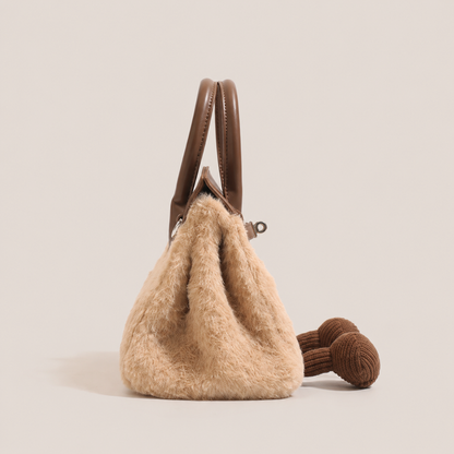 Bolso tote de peluche Flavia