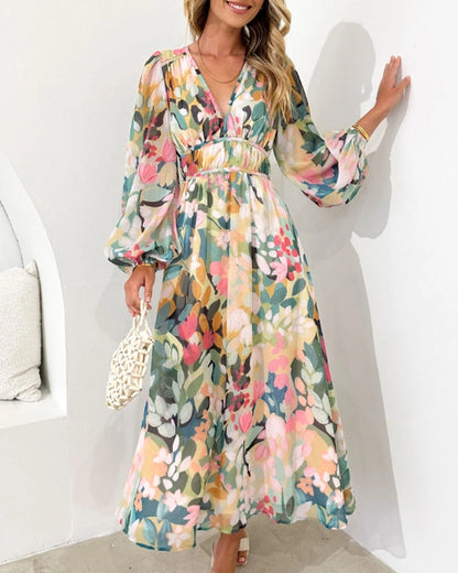 Vestido floral Celine