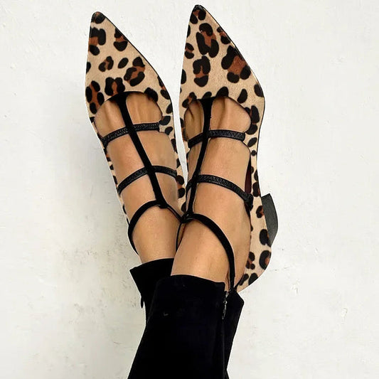 Zapatos de leopardo Franca