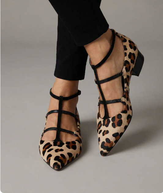 Zapatos de leopardo Franca