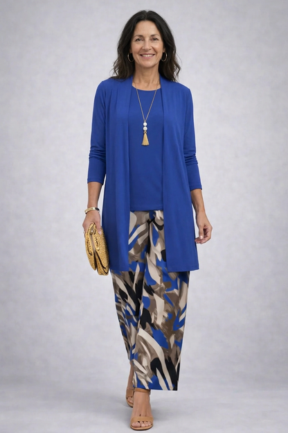 Fulvia | Conjunto de mujer 3 piezas azul