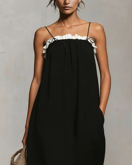 Vestido largo evasé Mirta — vista 2