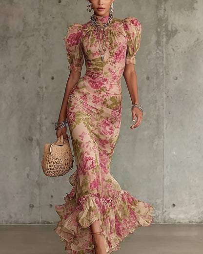 Vestido largo estampado Rosalina — vista 1
