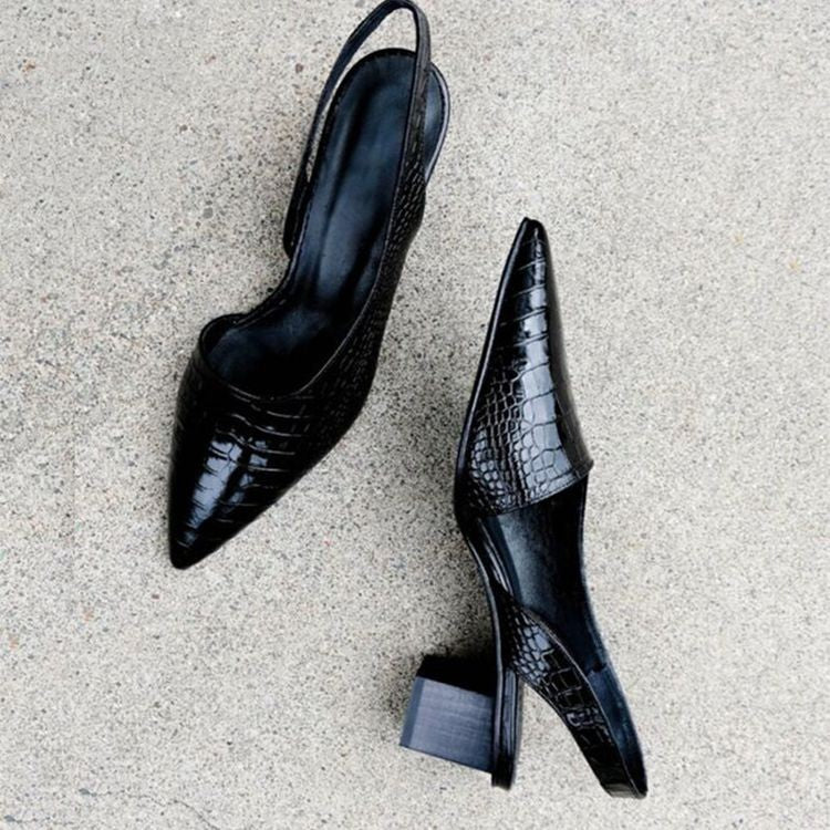 Graziella | Zapatos de tacón con puntera ancha