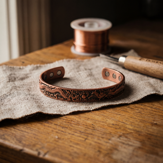 Pulsera de cobre Dragón