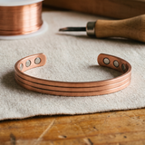 Pulsera de cobre pulida