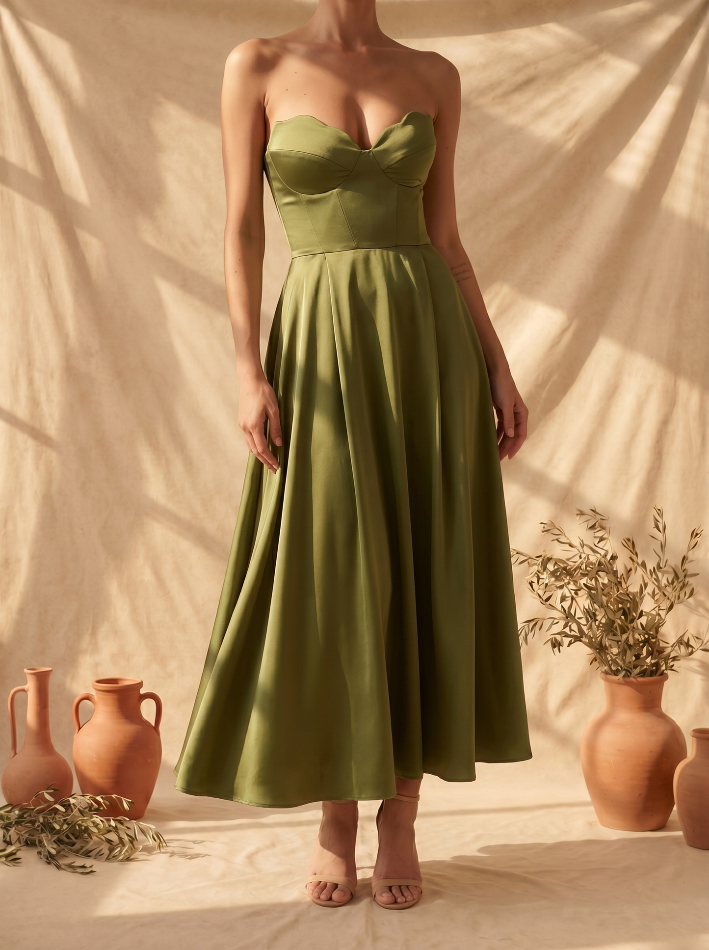 Vestido midi Liora