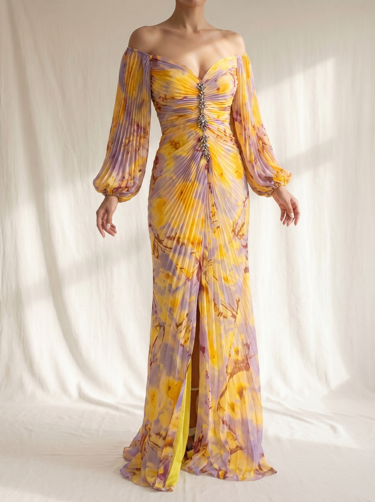 Vestido largo elegante Maili