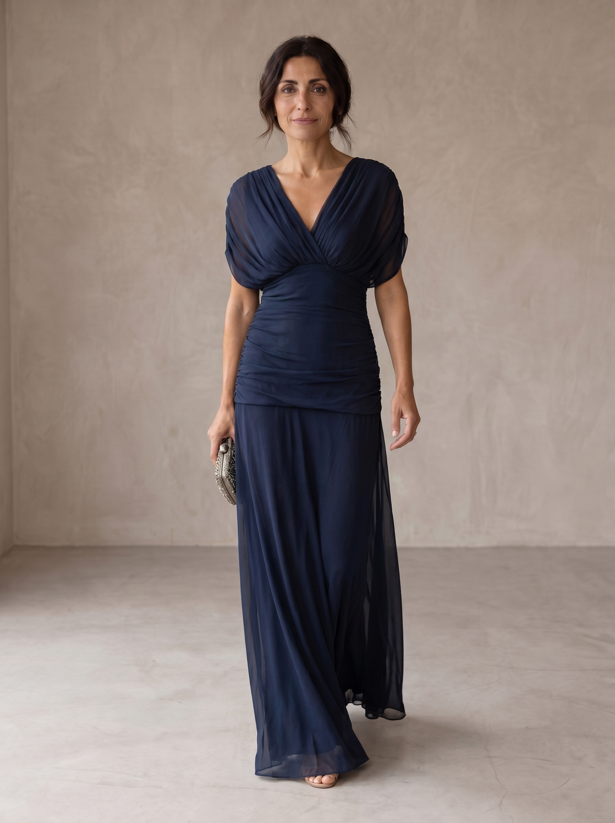 Vestido azul elegante Avery