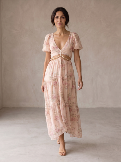 Vestido elegante vaporoso Layla