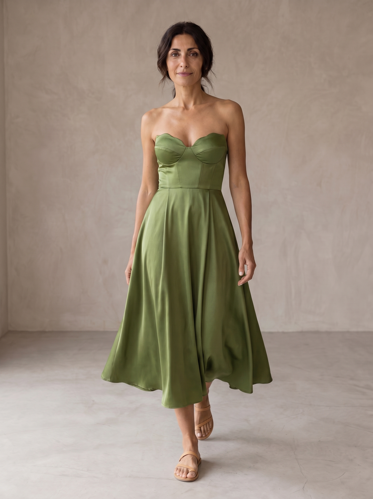 Vestido midi Liora