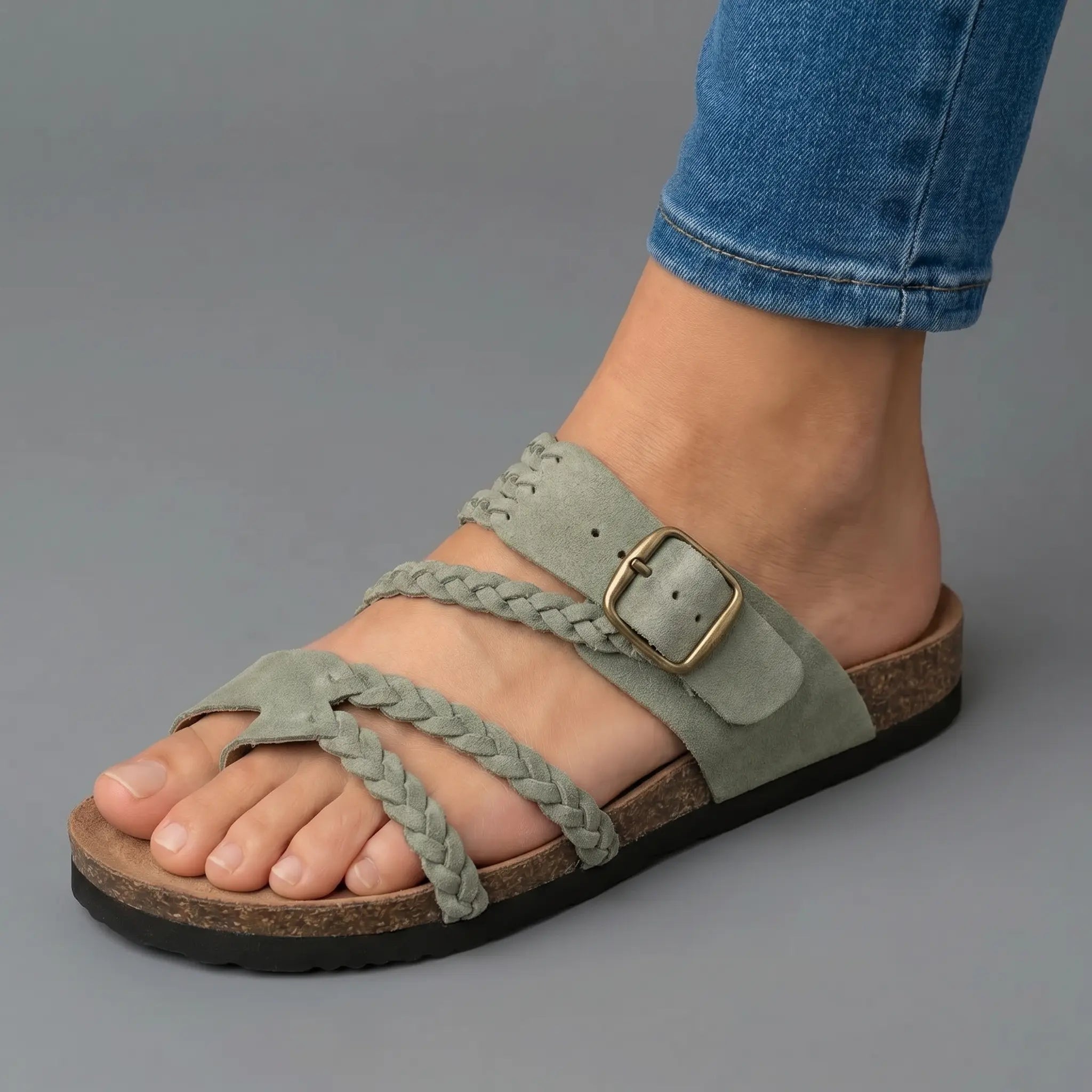 Sandalias planas de tiras Lucia