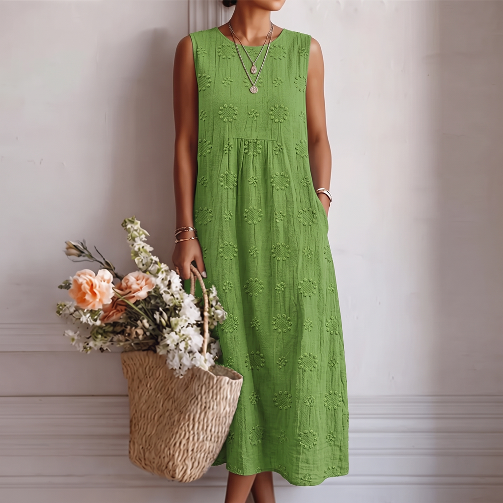 Olivia | Vestido midi ligero de día