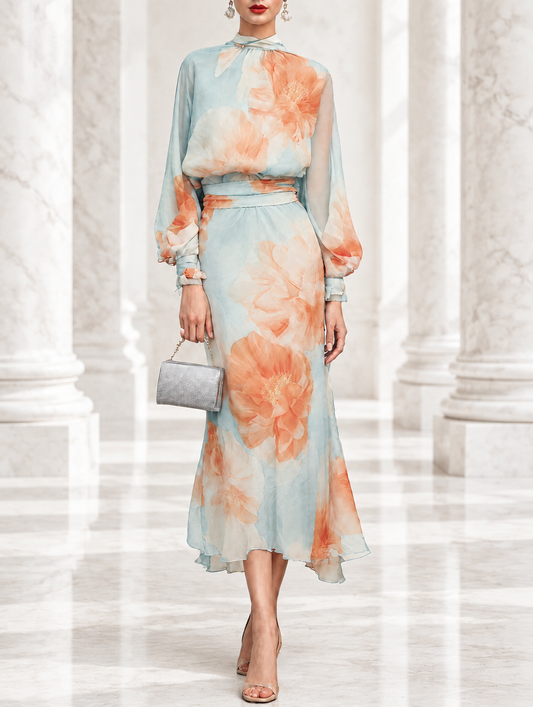 Conjunto floral Emilia