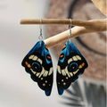 Pendientes vintage de alas de mariposa