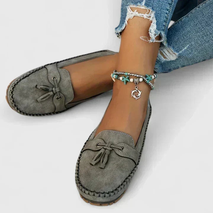 María | Mocasines con lazo