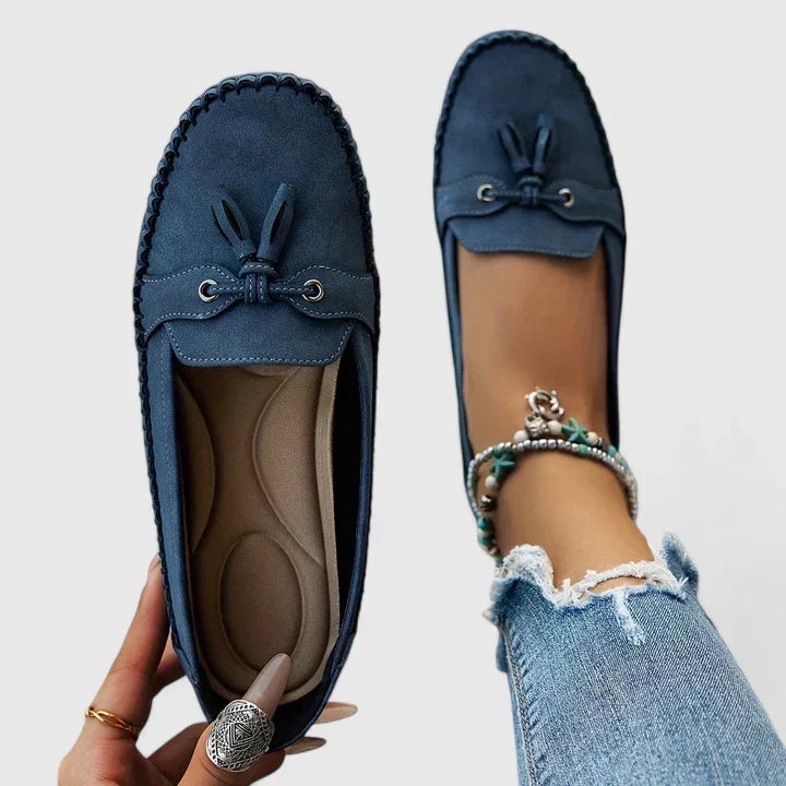 María | Mocasines con lazo
