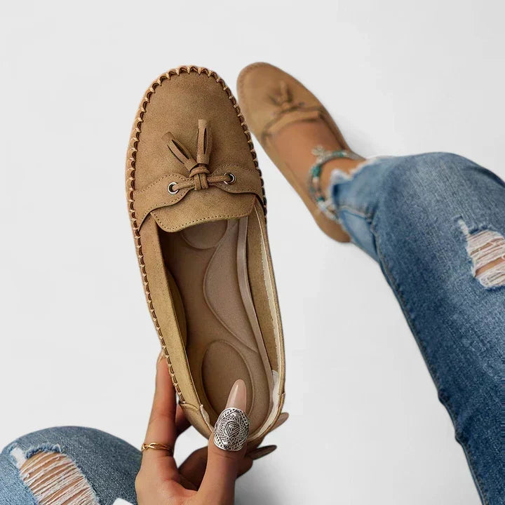 María | Mocasines con lazo