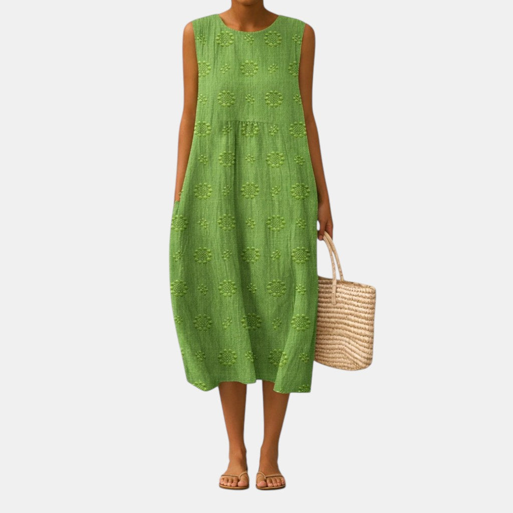 Olivia | Vestido midi ligero de día