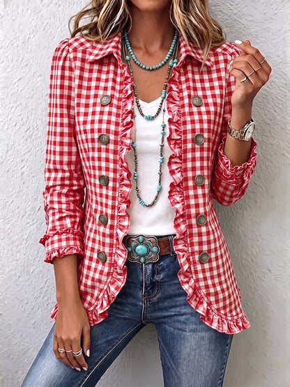 Chaqueta de cuadros vichy Encarna