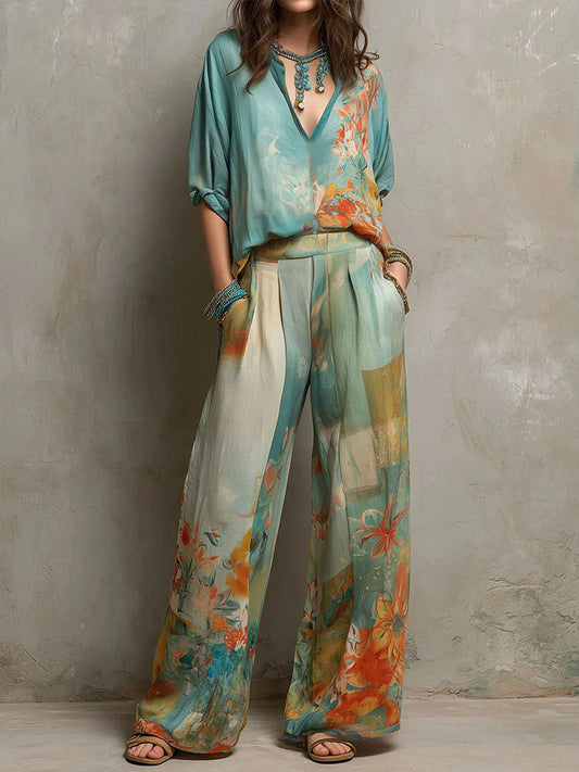 Conjunto floral Chiara