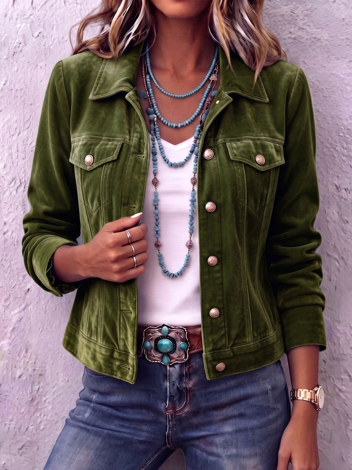 Chaqueta de terciopelo Diana
