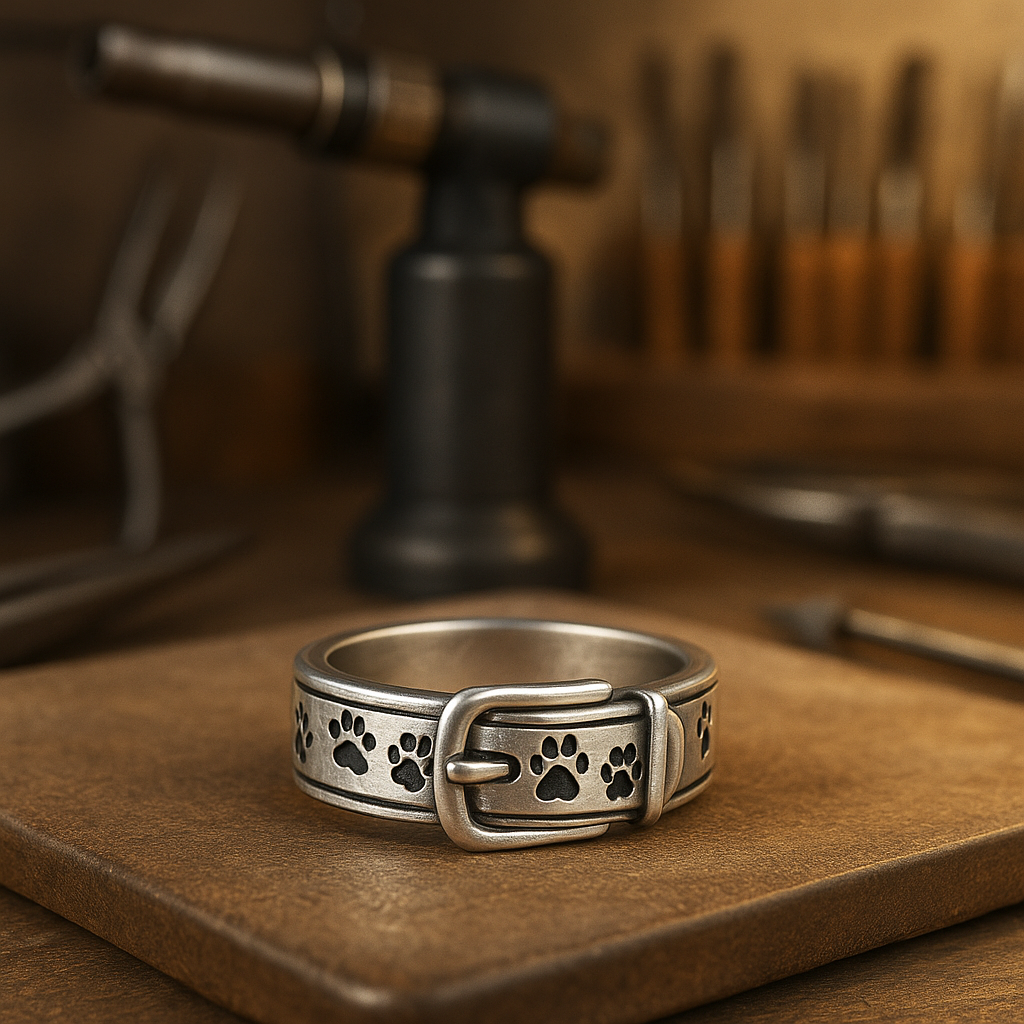 Anillo inspirado en perros