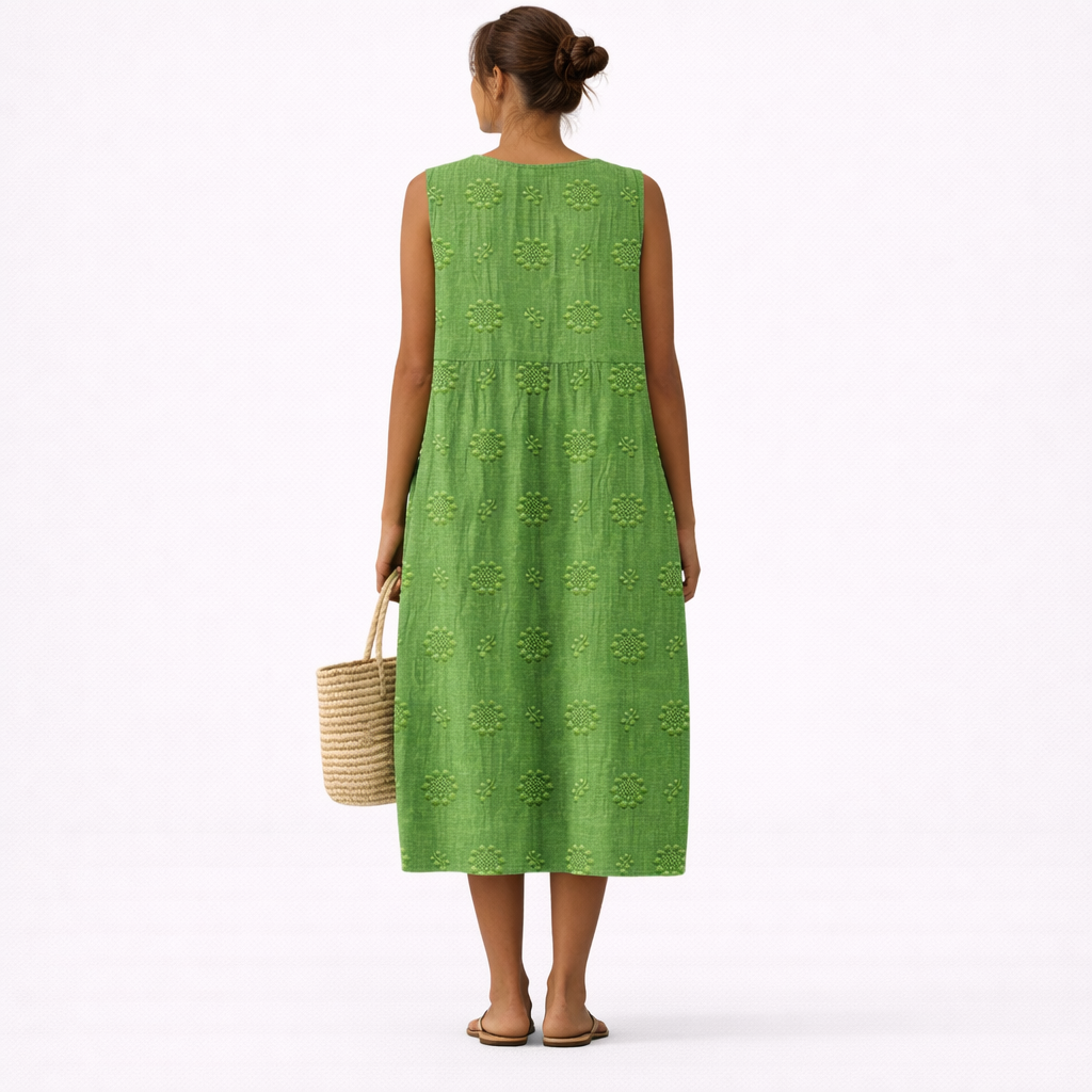 Olivia | Vestido midi ligero de día