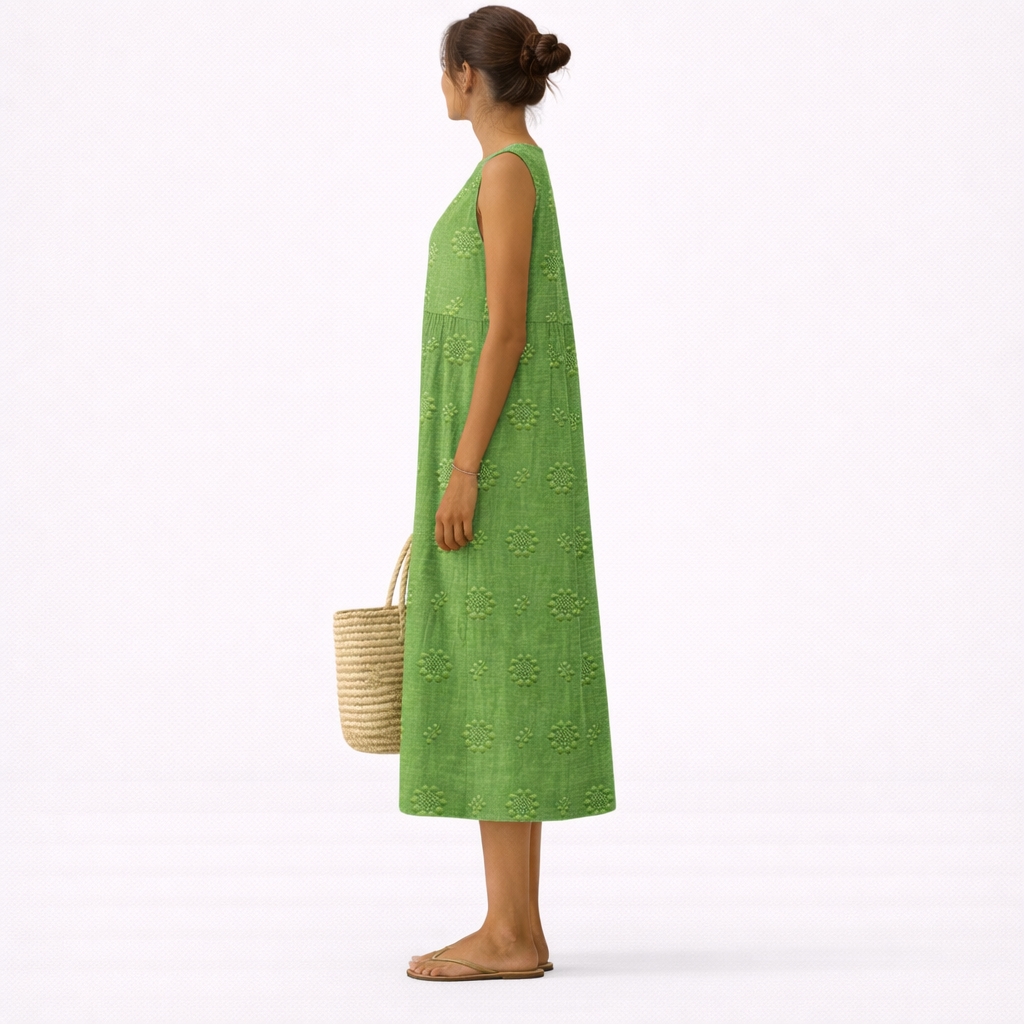 Olivia | Vestido midi ligero de día