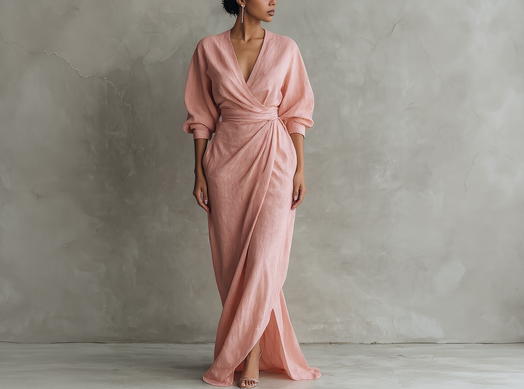 Vestido largo minimalista Alba