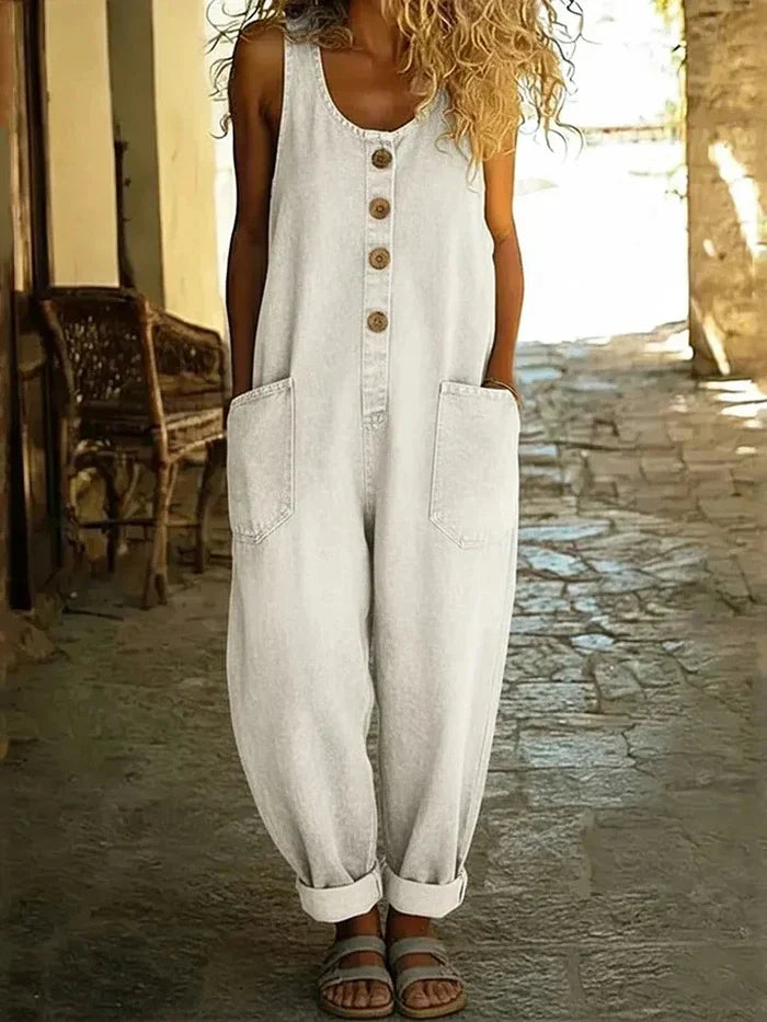 LORA | PANTALONES CON TIRANTES DE ESTILO VINTAGE