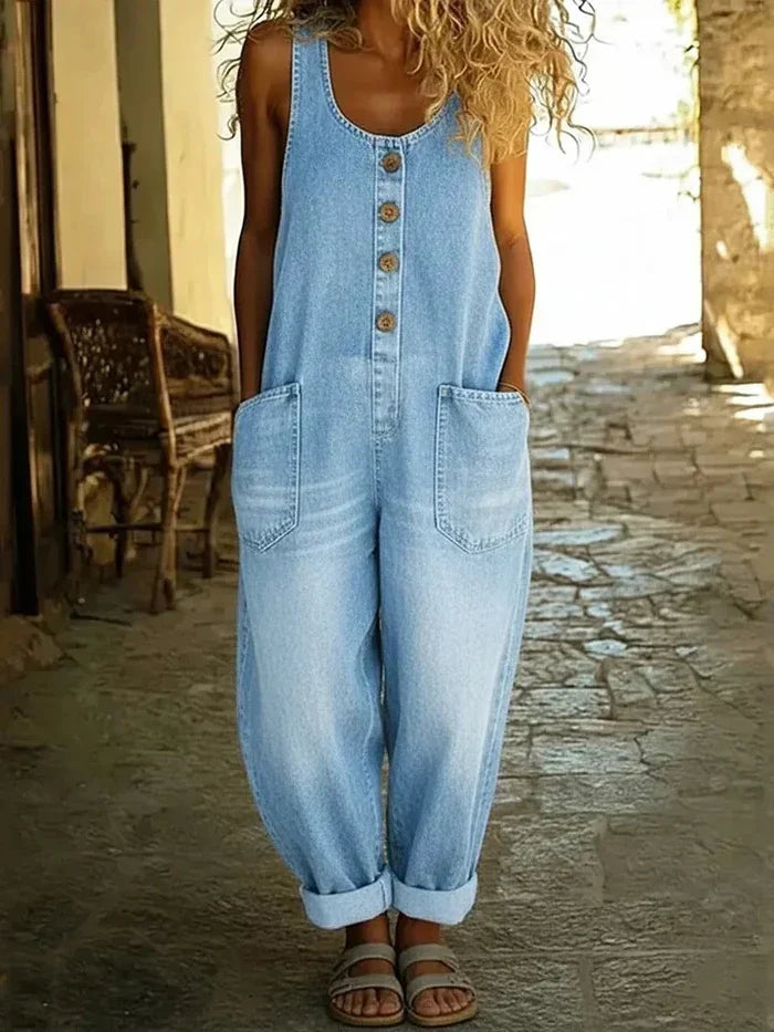 LORA | PANTALONES CON TIRANTES DE ESTILO VINTAGE