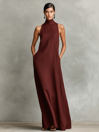 Vestido largo minimalista Caterina