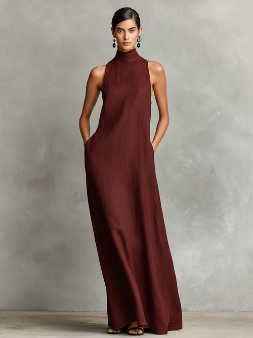 Caterina | Vestido largo minimalista