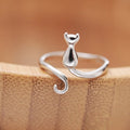 Anillo de gato en acero inoxidable