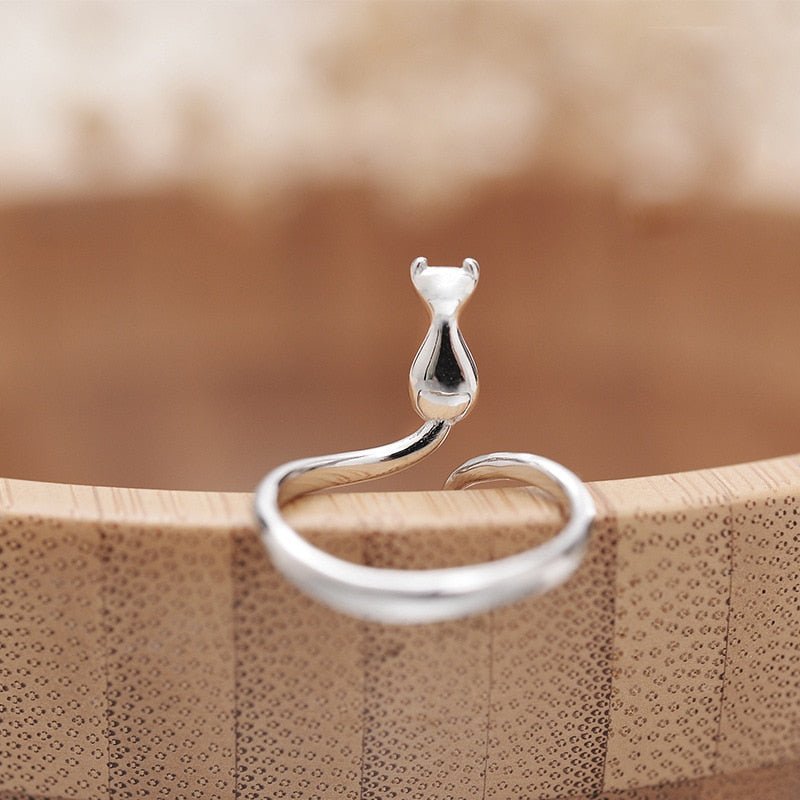 Anillo de gato en acero inoxidable