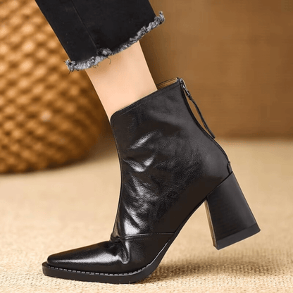 Vanna | Botines al tobillo con tacón ancho