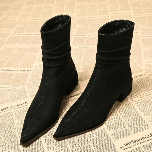 Zora | Botines estilizados de tacón bajo