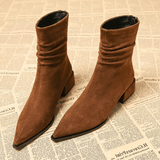 Zora | Botines estilizados de tacón bajo